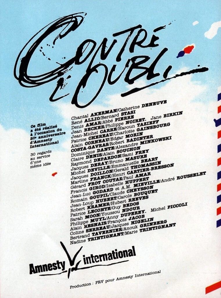 Постер Contre l’oubli